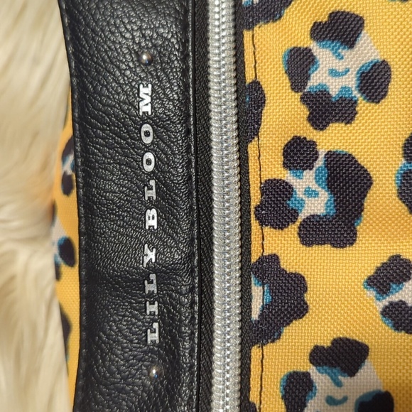Lily Bloom shoulder bag purse yellow flower or animal print - Picture 2 of 8